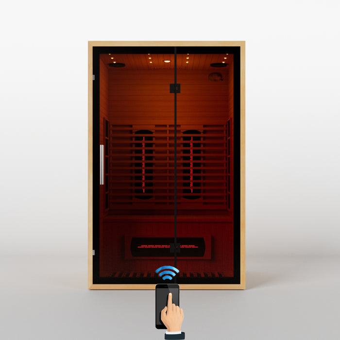 Smartmak® 120V Indoor Infrared Sauna - Refresh 2 (Delivery in 1-2 Weeks)