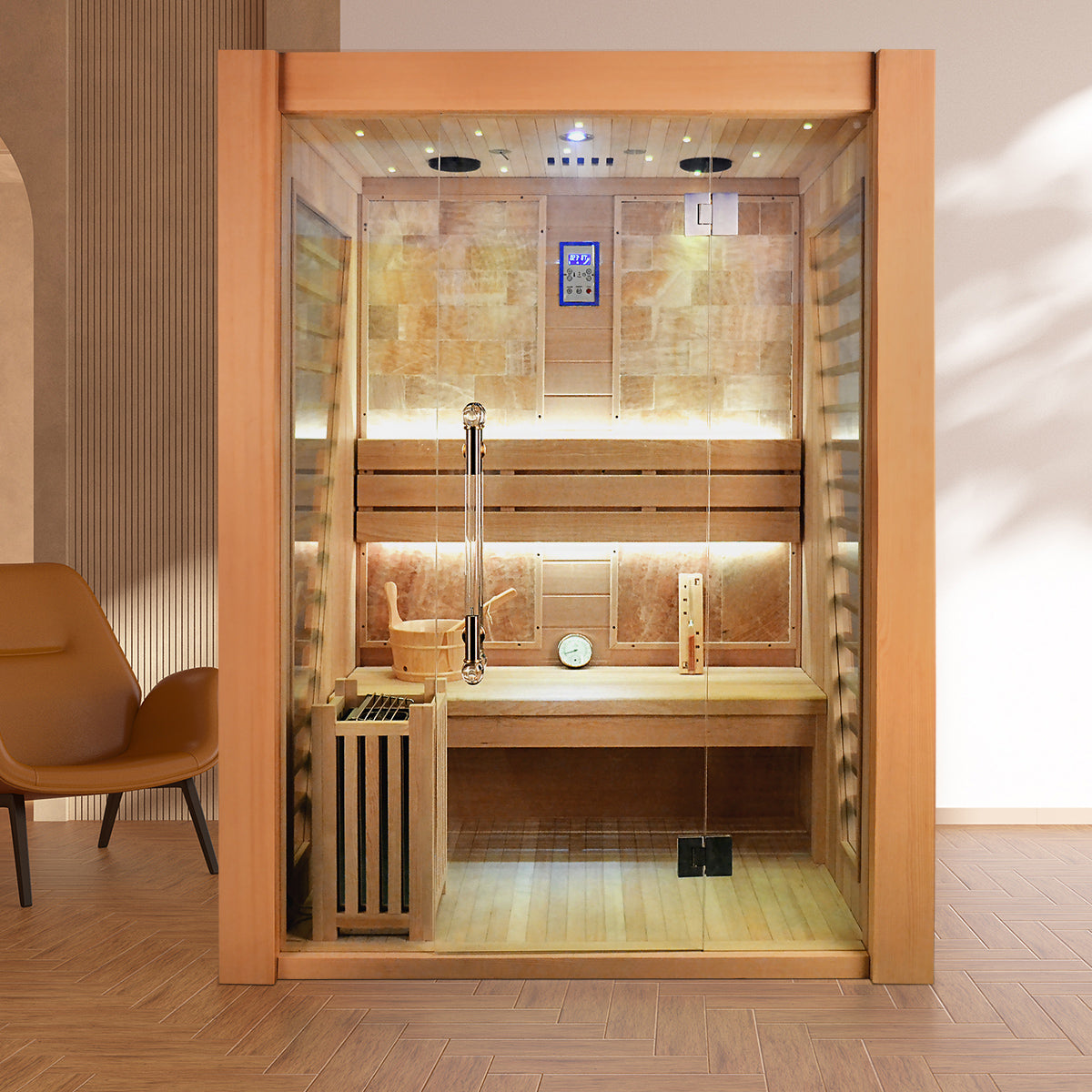 Smartmak Luxury Traditional Steam Sauna Room