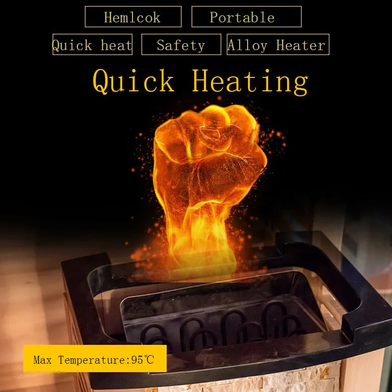 Smartmak Luxury Traditional Steam Sauna Room