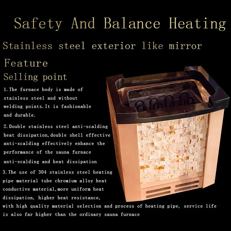 Smartmak Luxury Traditional Steam Sauna Room
