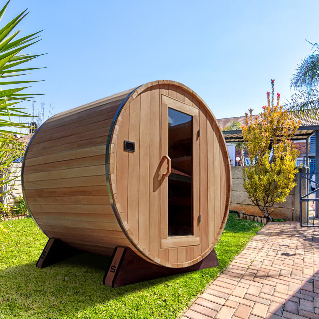 Traditional Outdoor Barrel Sauna Kit