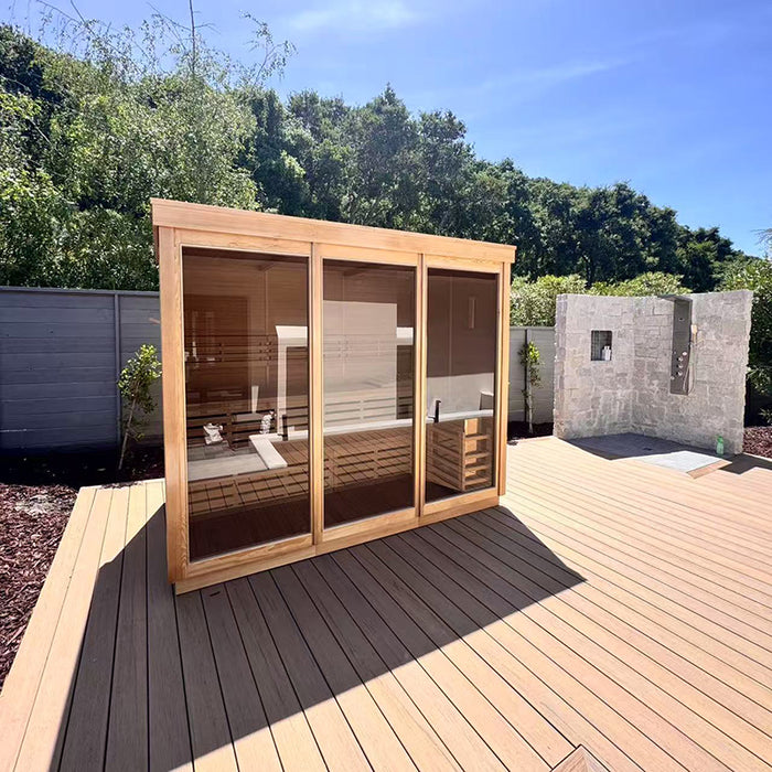 Smartmak® Modern Box Outdoor Sauna - Box 2