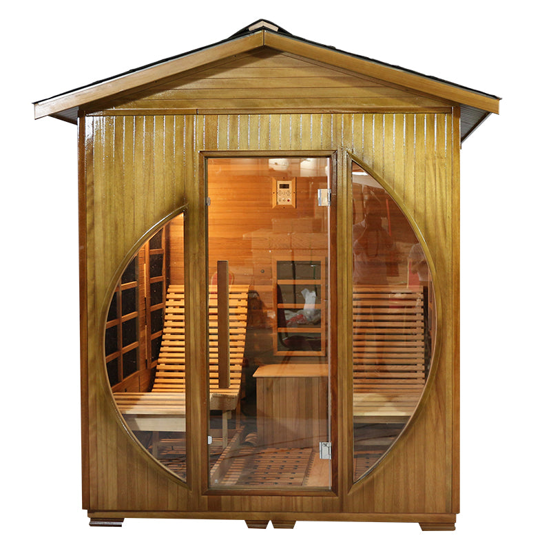 Smartmak Outdoor Far Infrared Sauna Room with Recliner