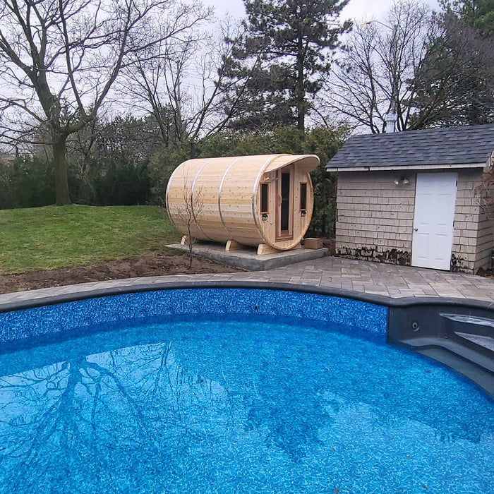 Wood Outdoor Sauna Room