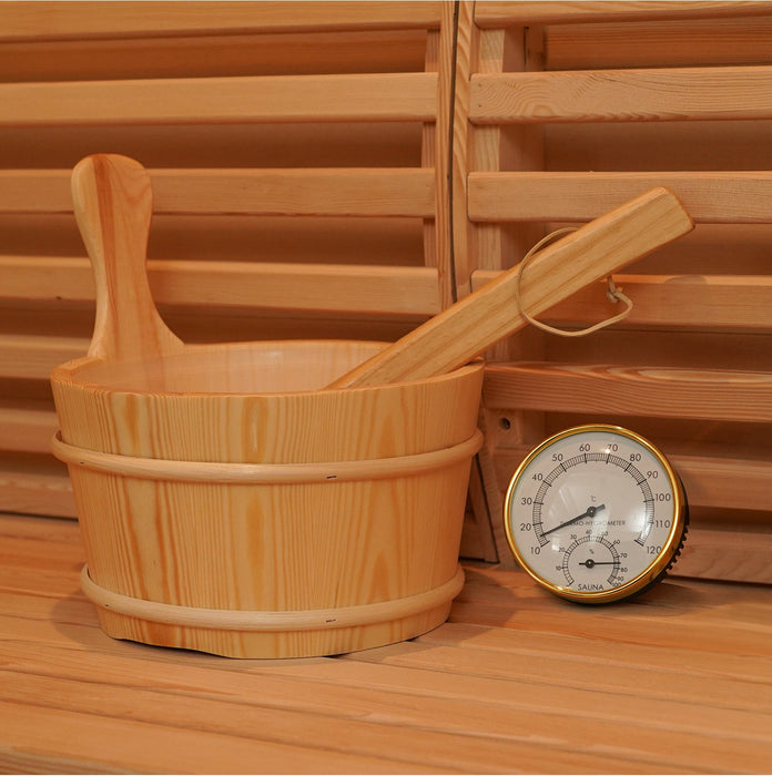Smartmak® Traditional Outdoor Barrel Sauna Kit - Barrel 1