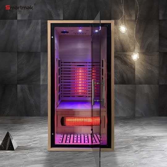 Smartmak® Luxury Ozone Dry Full Spectrum Infrared Indoor Sauna - Refresh 7
