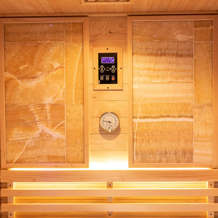 Smartmak® Luxury Traditional Steam Sauna Room Tradition 1  (Including Shipping and Installation)