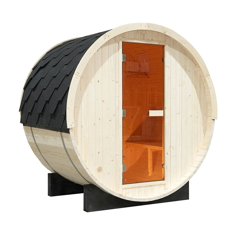 Smartmak® 2 People Barrel Sauna Kit - Barrel 1