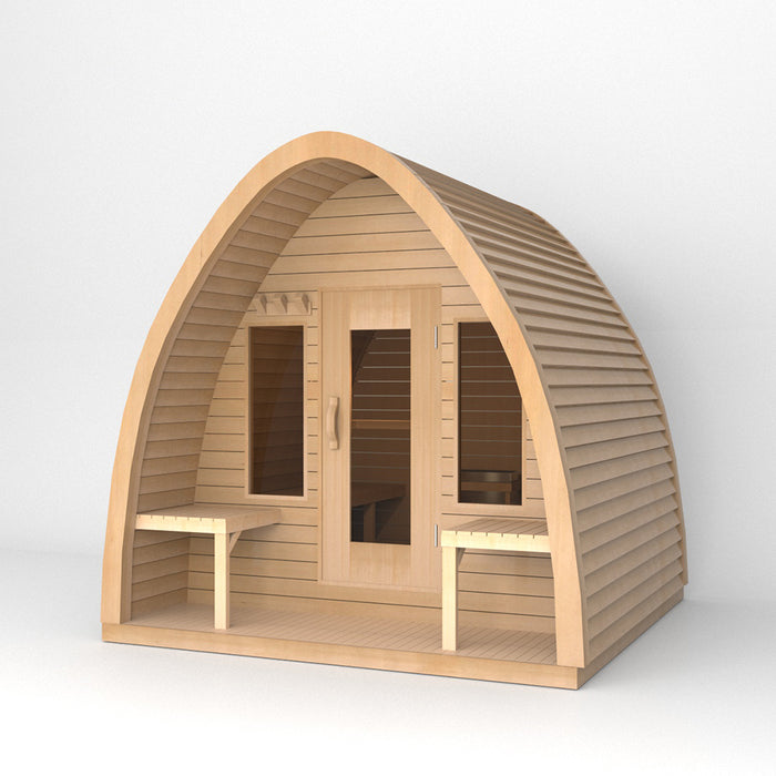 Smartmak® Mini POD Outdoor Red Cedar Sauna(2-4 person) (Including Shipping and Installation)