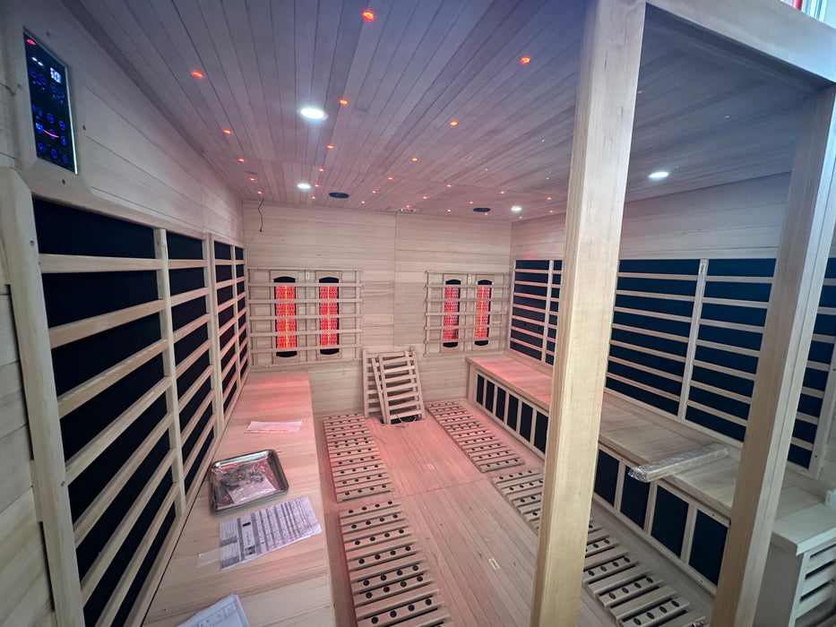 Big Size Infrared and Steam Hybrid System Sauna