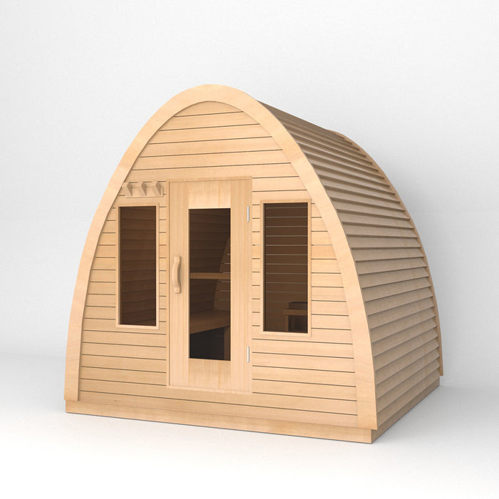 Smartmak® Mini POD Outdoor Red Cedar Sauna(2-4 person) (Including Shipping and Installation)