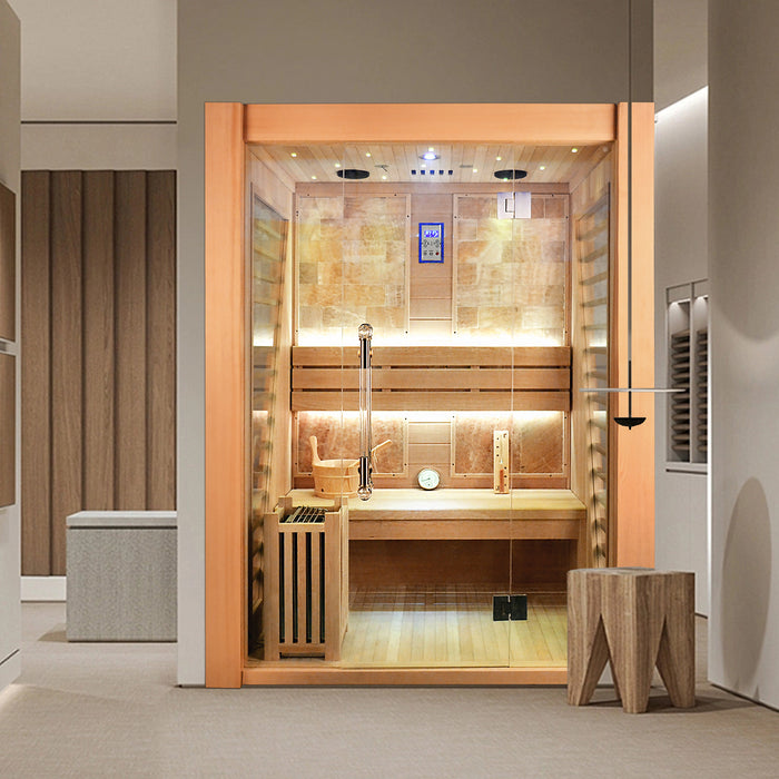 Smartmak® Luxury Traditional Steam Sauna Room Tradition 1  (Including Shipping and Installation)