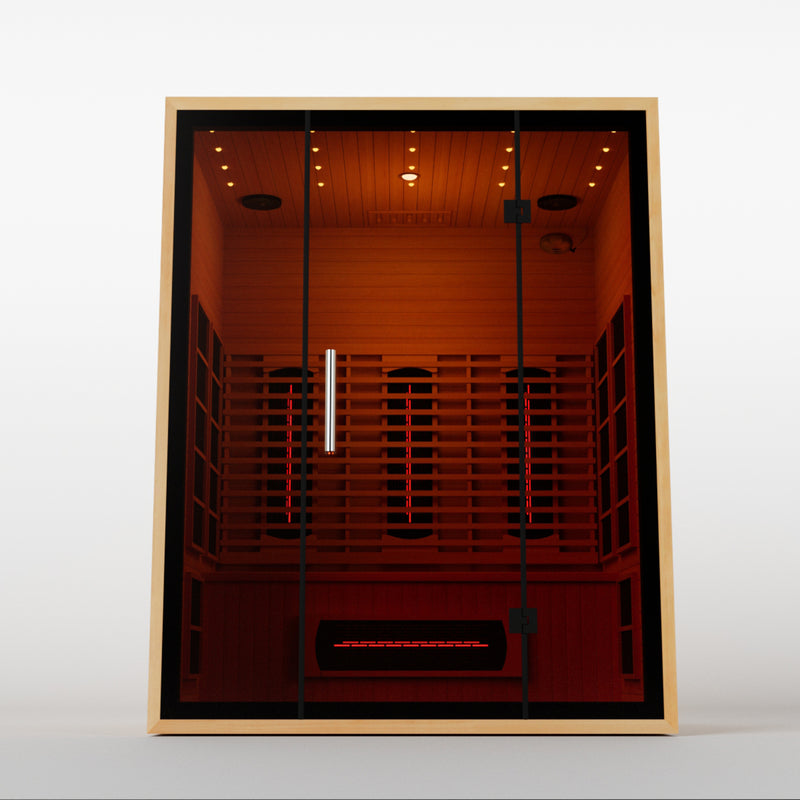 Smartmak® 3 People Indoor Infrared Sauna - Refresh 3 (Delivery in 1-2 Weeks)