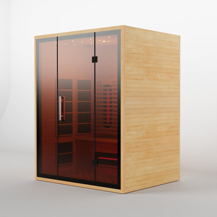 Smartmak® 3 People Indoor Infrared Sauna - Refresh 3