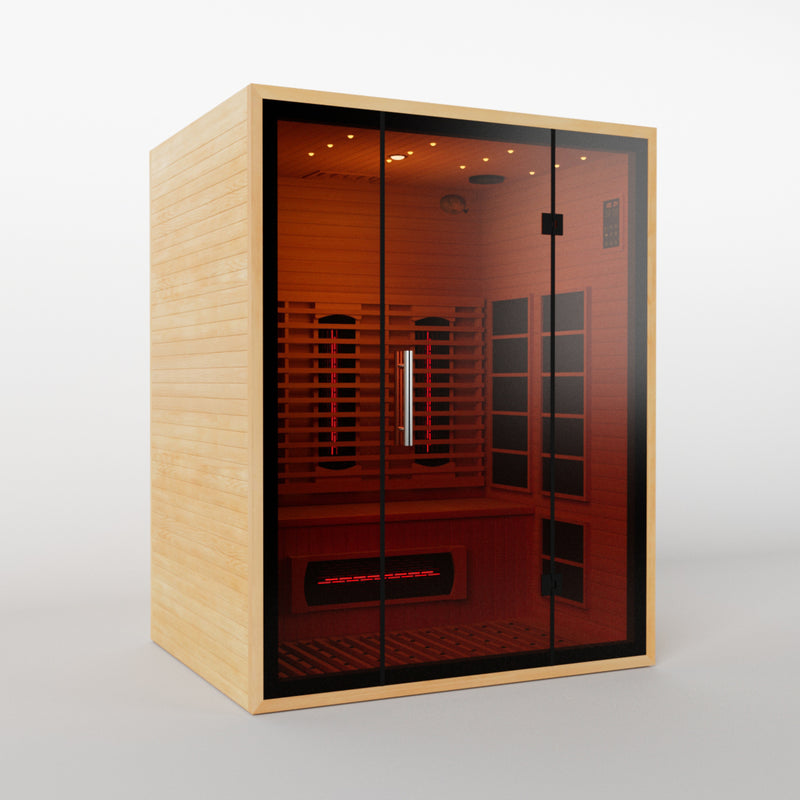 Smartmak® 3 People Indoor Infrared Sauna - Refresh 3 (Delivery in 1-2 Weeks)