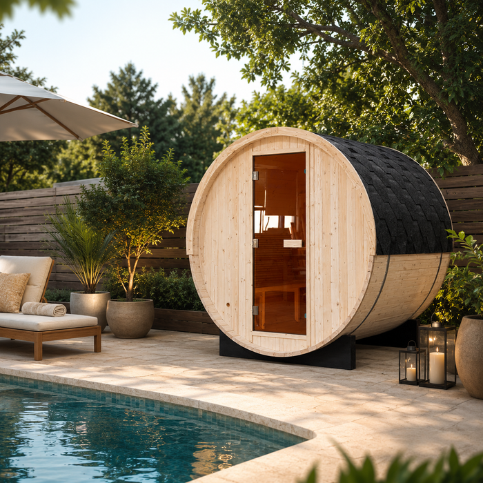Smartmak® 4 People Barrel Sauna Kit - Barrel 2