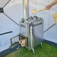 New Outdoor Portable 3-4person Sauna Tent With Wood Burning Stove