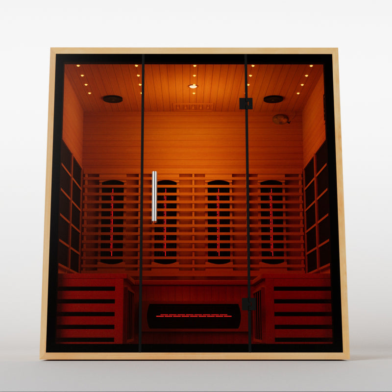 Smartmak® 4 People Indoor Infrared Sauna - Refresh 4