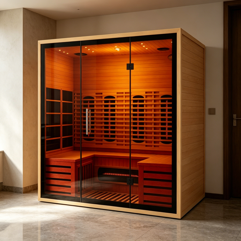 Smartmak® 4 People Indoor Infrared Sauna - Refresh 4