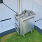 New Outdoor Portable 3-4person Sauna Tent With Wood Burning Stove