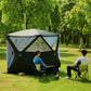 New Outdoor Portable 3-4person Sauna Tent With Wood Burning Stove