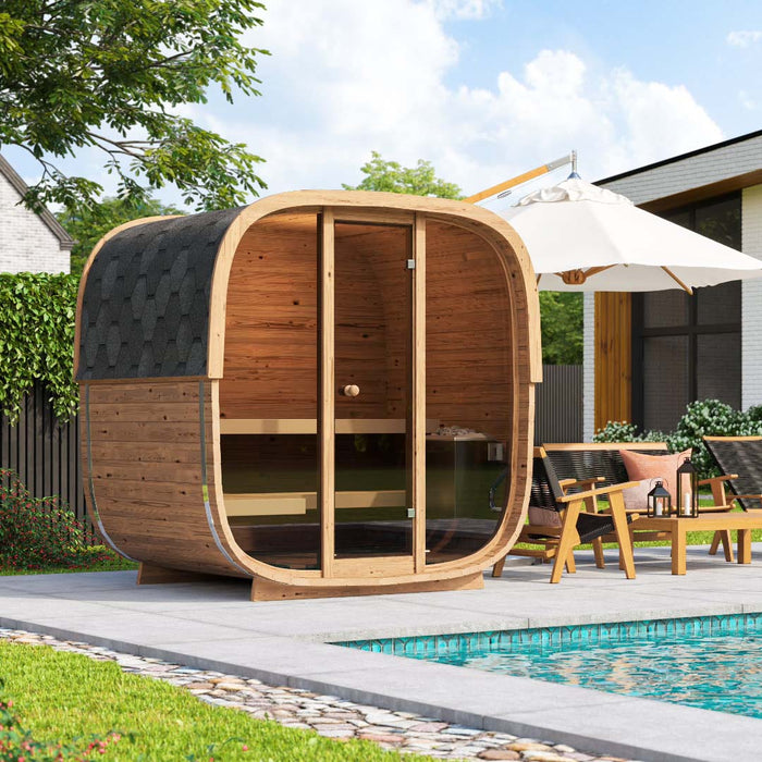 Smartmak® New Cube Square Customized Outdoor Sauna Square 5