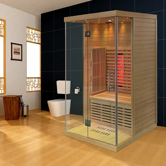 Smartmak Indoor Infrared Sauna with Frone Glass