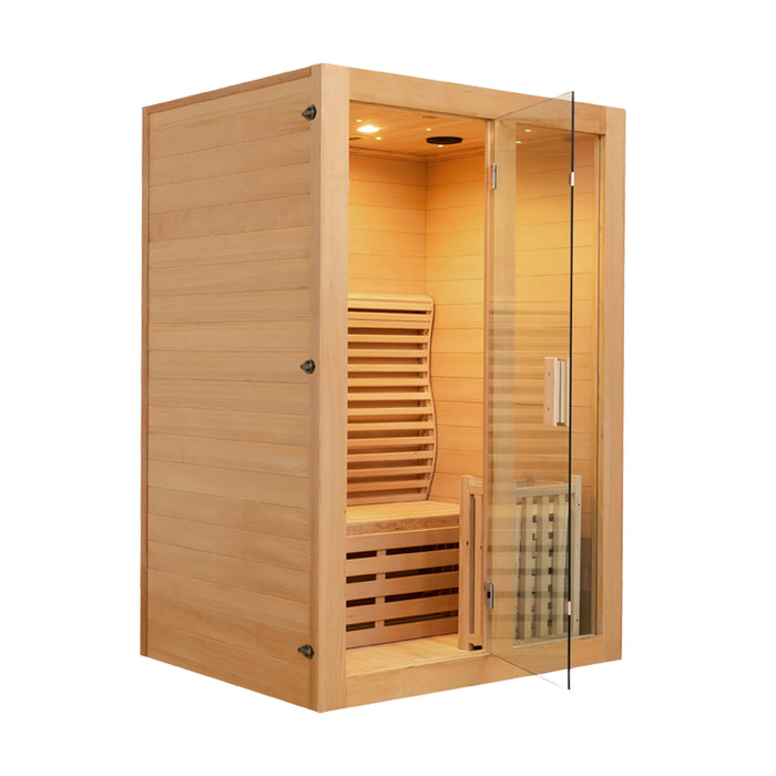 Smartmak® 1 People Indoor Traditional Steam Sauna - Steam 1