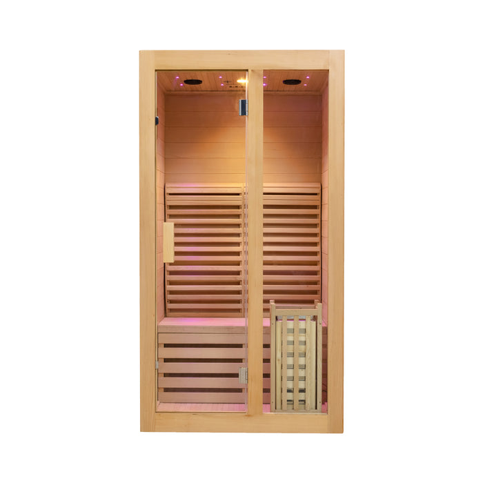 Smartmak® 1 People Indoor Traditional Steam Sauna - Steam 1