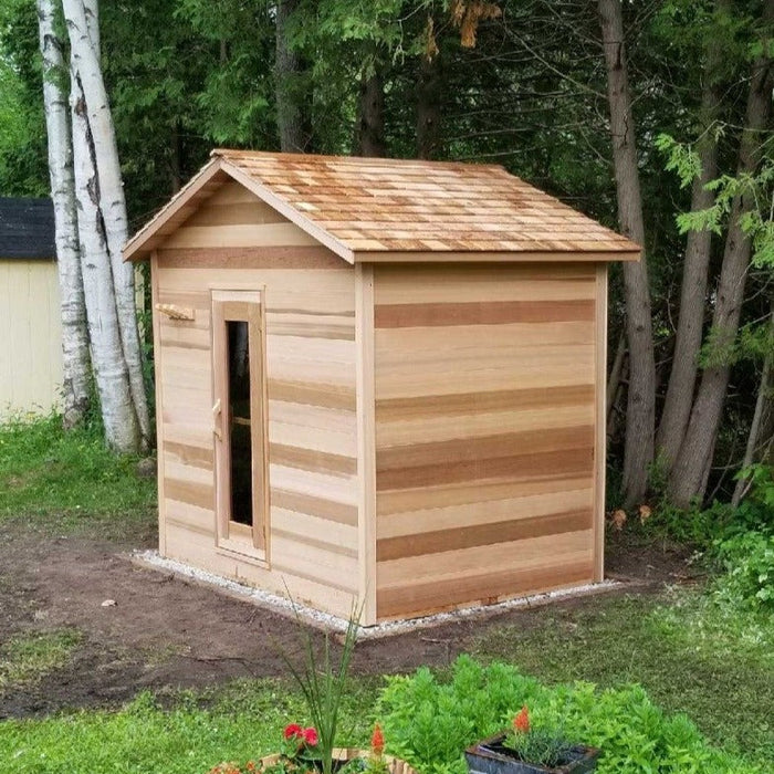 Smartmak® Outdoor Cabin Sauna Square Steam Sauna - Cabin 2
