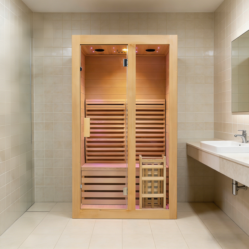 Smartmak® 1 People Indoor Traditional Steam Sauna - Steam 1 (Delivery in 1-2 Weeks)