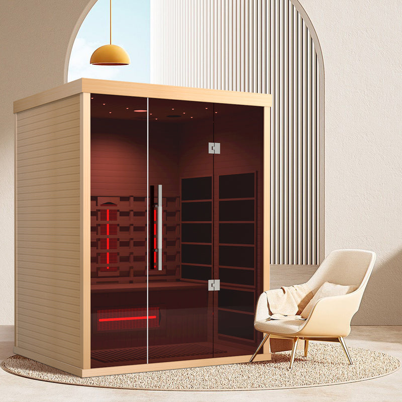 Smartmak® 3 People Indoor Infrared Sauna - Refresh 3 (Delivery in 1-2 Weeks)