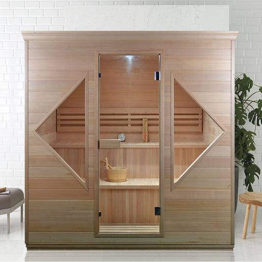 Smartmak Luxury Traditional Wood Spa Dry Sauna Room