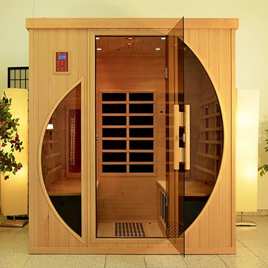 2023 Luxury Indoor Sauna Solid Wood Far Infrared Sauna