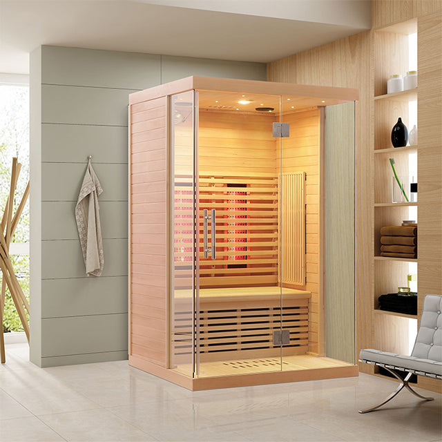 Smartmak Indoor Infrared Sauna with Frone Glass