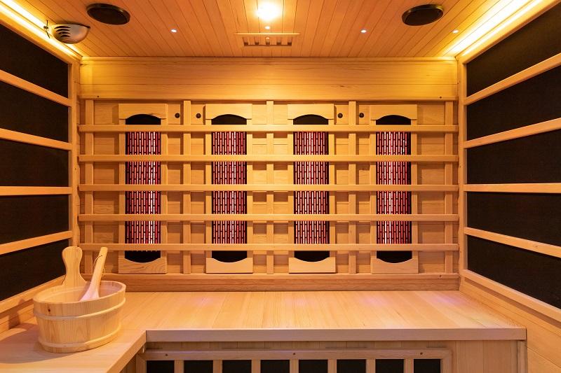 Smartmak® Traditional Steam And Far Infrared Sauna Room Luxury 3  (Including Shipping and Installation)