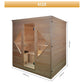 Smartmak Luxury Traditional Wood Spa Dry Sauna Room
