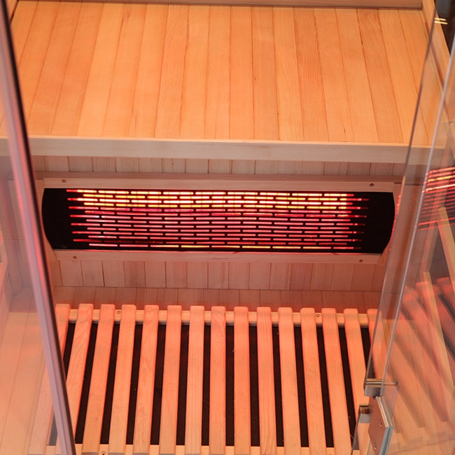 Smartmak® Full Spectrum Far Infrared Solid Wood Sauna Refresh 4