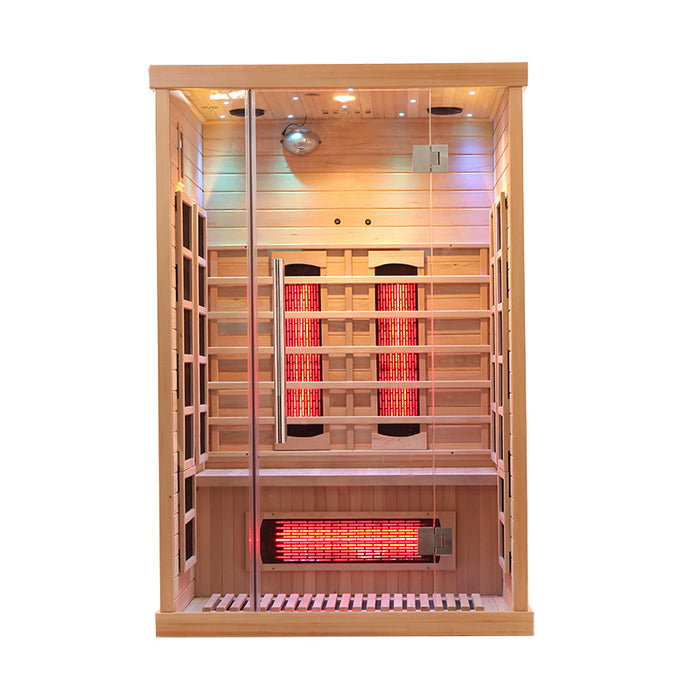 Smartmak® Full Spectrum Far Infrared Solid Wood Sauna Refresh 4