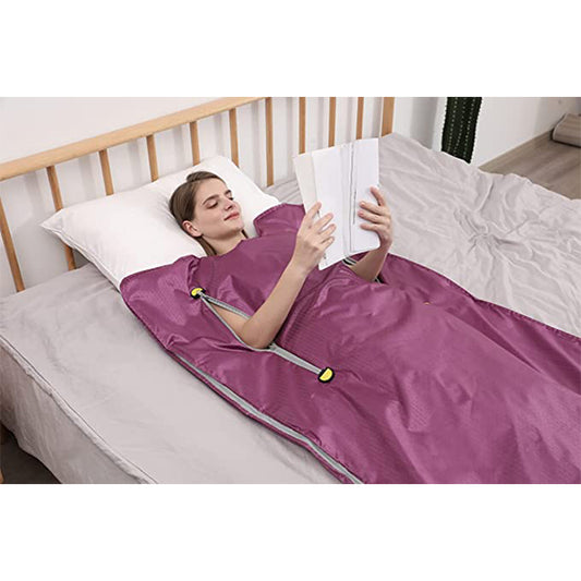 Smartmak Infrared Heat Sauna Blanket Recumbent Home SPA - Hands Outstretched