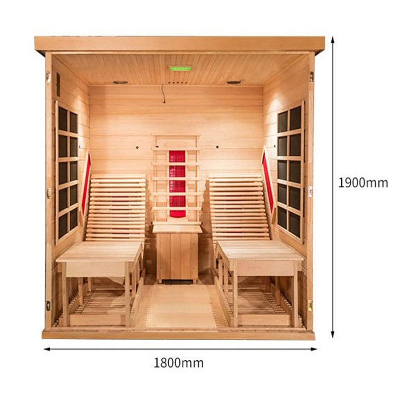 Smartmak Indoor Far Infrared Sauna Room with Recliner (30 Days Arrived)