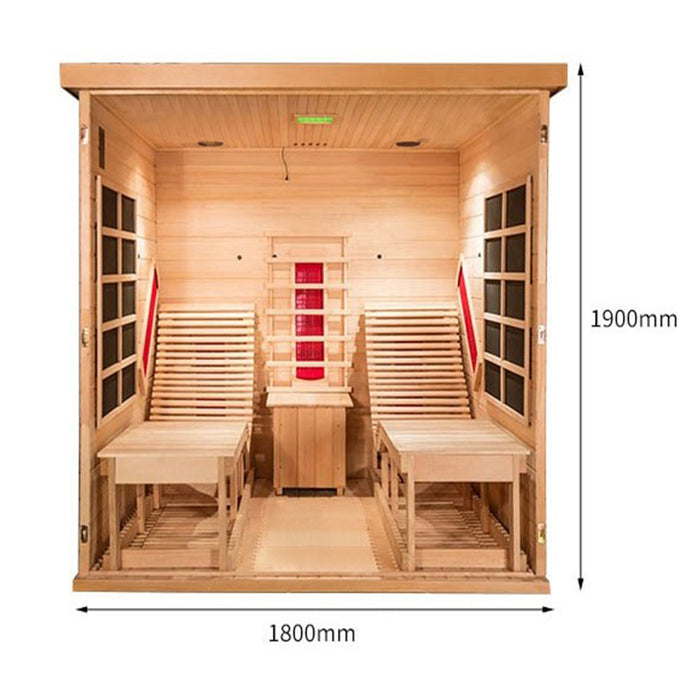 Smartmak® Indoor Far Infrared Sauna Room with Recliner - Refresh 1