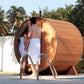 Traditional Outdoor Barrel Sauna Kit