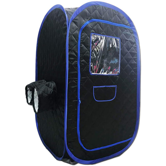 Large Portable Sauna Tent, Full Body Sauna, Leg Sauna, with Transparent Windows and Pockets