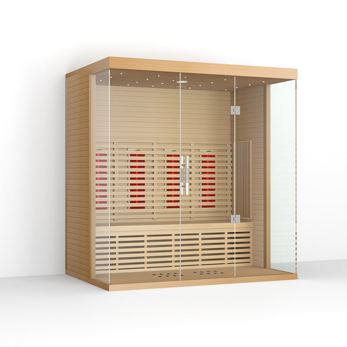 Smartmak® Indoor Infrared Sauna with Front Glass refresh 8