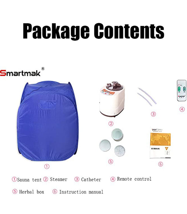 Smartmak Portable Steam Sauna Kits, PVC Material