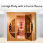 Smartmak Indoor Far Infrared Sauna Room with Recliner (30 Days Arrived)