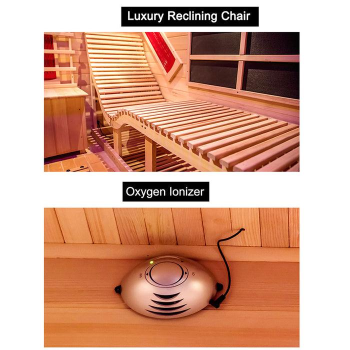 Smartmak® 2 People Indoor Infrared Sauna Room - Relax 1