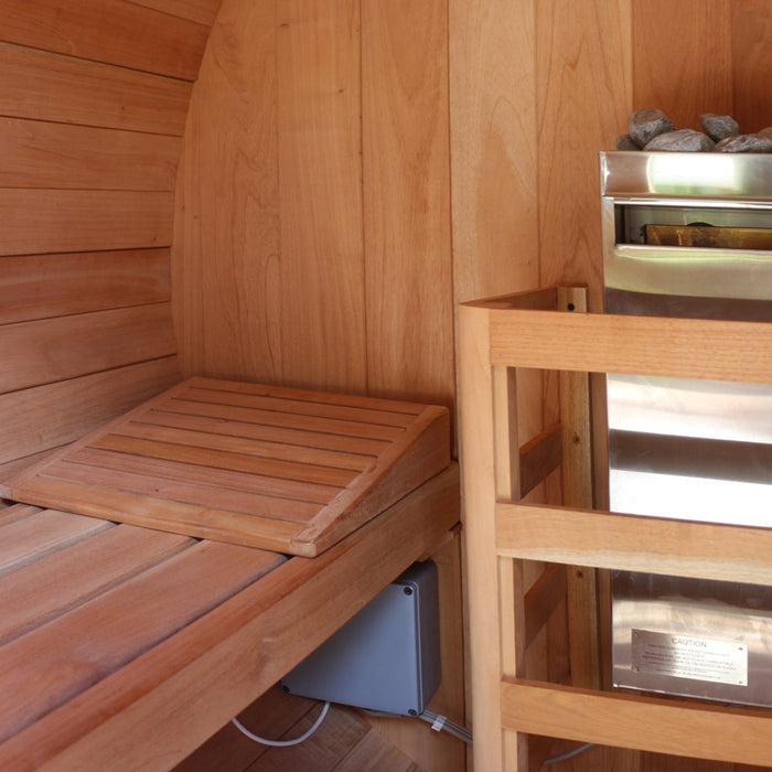 Smartmak® Traditional Outdoor Barrel Sauna Kit - Barrel 2