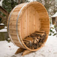 Cedar Barrel Wood Storage